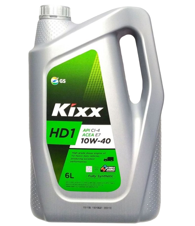 Моторное масло KIXX HD1 10W40, 6л